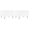 vidaXL Couchtische 2 Stk. Weiß 50x46x35 cm Holzwerkstoff 830861 Bild 2