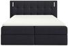 Boxspringbett Schlafzimmerbett MARTIM PREMIUM 120x200cm Stoff Fresh Schwarz Bild 3