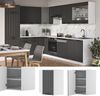 Eckhängeschrank Fame-Line Anthrazit Landhaus 57 cm Vicco Bild 2