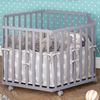 Laufgitter Estrella Grau 128 x 110 cm 6 Ecken Vitalispa Bild 5