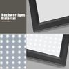 Nettlife LED Panel Deckenleuchte 100/120x30CM Schwarz/Weiß Dimmbar 40W mit Fernbedienung, Dimmbar, LED fest integriert, warmweiß/neutralweiß/kaltweiß Deckenlampe für Wohnzimmer Büro Flur Bild 3