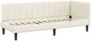 vidaXL Eckbettgestell mit Kopfteil Creme 80 cm x 200 cm Samt 42016335 Bild 4