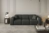 Sofaset Designersofa CELES 3-2-1 in Stoff Scala Anthrazit Bild 5