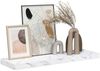vidaXL Wandregal Weiß Marmor 80 x 23,5 x 4 cm Holzwerkstoff 42019971 Bild 3