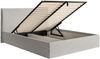 Selsey 'Softie Slim' Polsterbett 200×200 mit Bettkasten und Lattenrost, Chenille, hellgrau Bild 4