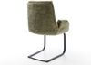 Freischwinger Clea-Flex Chenille Olive Freischwinger flach Schwarz Bild 5