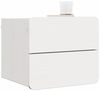 vidaXL Nachttisch 2 pcs Weiß 39 x 34 x 33 cm Massivholz Kiefer 873508 Bild 3