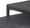 Satztisch >Inverness< in Schwarz matt aus MDF Metall - 50x45x50cm (BxHxT) Bild 5