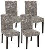 MCW Esszimmerstuhl Littau-s-4 (Set, 4 St), 4er-Set, Rutschfest durch Kunststoffuntersatz, Komfortable Polsterung Bild 4