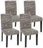 MCW Esszimmerstuhl Littau-s-4 (Set, 4 St), 4er-Set, Rutschfest durch Kunststoffuntersatz, Komfortable Polsterung Bild 5