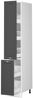 Badschrank Fame-Line Anthrazit-Gold 30 x 206.8 cm Vicco Bild 2