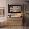 HOME DELUXE LED-Spiegelschrank EVE Schwarz - 80 x 60 cm Bild 2