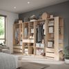 Kleiderschrank Elmo Sonoma 50 x 200 cm 5er Set Vicco Bild 3