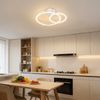 ZMH LED Deckenleuchte 23W Weiß Küchenlampe 3000K 40cm Warmweiß Modern Design 2-Ringewarmweiß, led, modern, küche, wohnzimmer, schlafzimmer, design, flur Bild 5