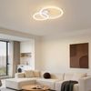 ZMH LED Deckenleuchte 23W Weiß Küchenlampe 3000K 40cm Warmweiß Modern Design 2-Ringewarmweiß, led, modern, küche, wohnzimmer, schlafzimmer, design, flur Bild 4