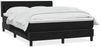 vidaXL Boxspringbett mit Matratze Schwarz 160x210 cm Samt 3318287 Bild 2