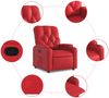 vidaXL Relaxsessel Rot Kunstleder 372508 Bild 5
