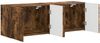 vidaXL TV-Wandschrank 2 pcs Geräucherte Eiche 59,5 x 31 x 40 cm 892340 Bild 5