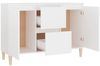 Sideboard, Kommode Weiß 103,5x35x70 cm Holzwerkstoff j3142p Bild 4
