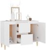 Sideboard, Kommode Weiß 103,5x35x70 cm Holzwerkstoff j3142p Bild 3