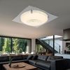 2er Set LED Deckenlampe, Kristalle, Chrom, klar, D 31,5 cm Bild 4