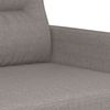 vidaXL 2-tlg. Sofagarnitur mit Kissen Taupe Stoff 3201591 Bild 5