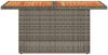 vidaXL Gartentisch Grau 100x55x73 cm Poly Rattan und Akazienholz 366127 Bild 5