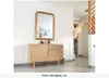 Vente-unique - Spiegel Vintage - 80 x 110 cm - Paulowniaholz - Goldfarben - HELOISE Bild 5