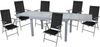 Glastisch >Lola< in grau aus AluminiumWellenglas - 75cm (H) Bild 4