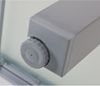 Glastisch >Lola< in grau aus AluminiumWellenglas - 75cm (H) Bild 2