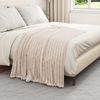 vidaXL Überwurfdecke Beige 150 x 130 cm Fleece 42016821 Bild 3
