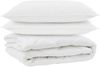 vidaXL Ganzjahresbettdecke mit Kissen 3 pcs Weiß Mikrofaser 3377630 Bild 2