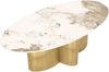 Livin Hill Couchtisch Modig Goldene Beine, weißes Oberteil M59 Bild 5
