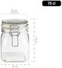 MÄSER 931539 Einmachglas Set 7-teilig; je 2 Einmachgläser 750 ml; 1,05 L; 1,45 L und Einkochring-Set; Weckgläser mit Deckel und Bügel; luftdichtes Aufbewahren, Einkochen, Einwecken; transparent; Glas Bild 3