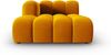 Micadoni Recamiere Lupine 2-Sitzer Links Samtstoff Salvador Gelb Bild 2