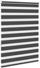 vidaXL Doppelrollo Schwarz 115x150 cm Stoffbreite 110,9 cm Polyester 4014238 Bild 4