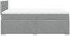 vidaXL Boxspringbett mit Matratze Hellgrau 120x190 cm Stoff 3285820 Bild 5