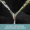 Green Bean® Sitzsack Felloptik Indoor 150x100x100cm mit 220 Liter EPS-Perlen Füllung - Kuschelig Weich Waschbar - Schwarz Bild 3