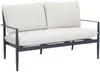 Vente-unique - TAVINYA Gartensitzgruppe Metall Grau - B 73 cm x H 80 cm x L 147 cm Bild 4