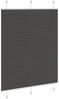 vidaXL Plissee Schwarz 105x100 cm Stoffbreite 104,4 cm Polyester 4015127 Bild 4