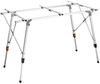 tectake Campingtisch Aluminium Klapptisch - faltbar, wetterfest, 120 x 70,5 x 58 – 79 cm (Outdoor Beistelltisch Bastian, 1-St, 1 tlg), Praktischer Campingtisch mit smarter Faltfunktion Bild 4