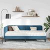 vidaXL Eckbettgestell Blau 100 x 200 cm Samt 3394163 Bild 4