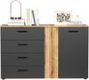 Sideboard Esteban in grau und Eiche Evoke 139 cm Bild 2