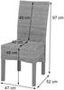 6er-Set Esszimmerstuhl Korbstuhl Stuhl M44, Kubu-Rattan ~ ohne Sitzkissen Bild 3