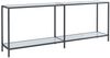 vidaXL Konsolentisch Weiß 200x35x75,5 cm Hartglas 331708 Bild 2