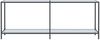 vidaXL Konsolentisch Weiß 200x35x75,5 cm Hartglas 331708 Bild 3
