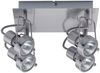 Paulmann Deckenleuchte Spotlight Rondell Techno II 4x40W GU10 Eisen gebürstet 230V Metall6361 Bild 3