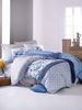One Home Bettwäsche Retro Paisley, Renforcé, 3 teilig, Baumwolle, Blumen und gestreift, Doppelbett Bild 4