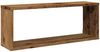 vidaXL Würfel-Wandregale 4 Stk. Altholz-Optik 60x15x23 Holzwerkstoff 856587 Bild 4