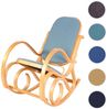 MCW Schaukelstuhl Gallarate, Retro-Design, Stabiles Gestell, Weiche Polsterung, Schaukelfunktion Bild 1
